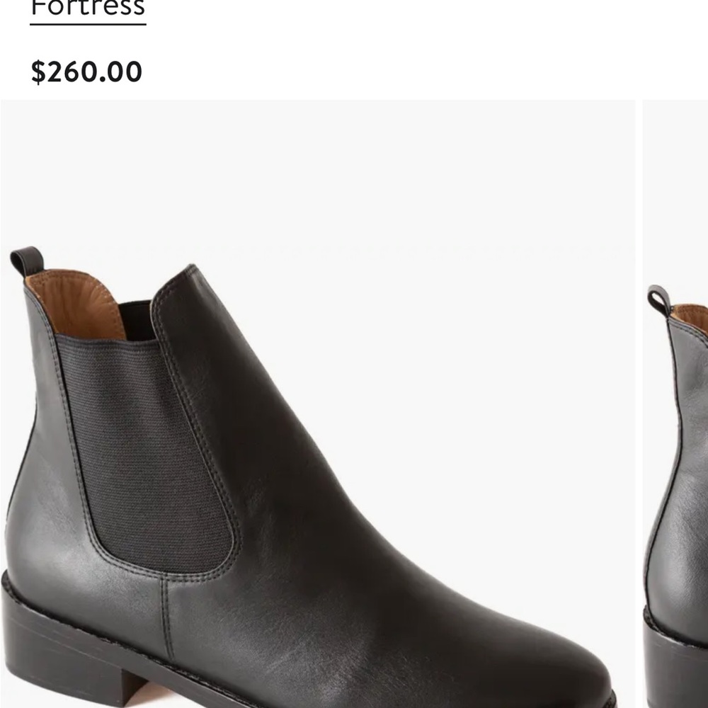 Fortress Black Chelsea Boots
